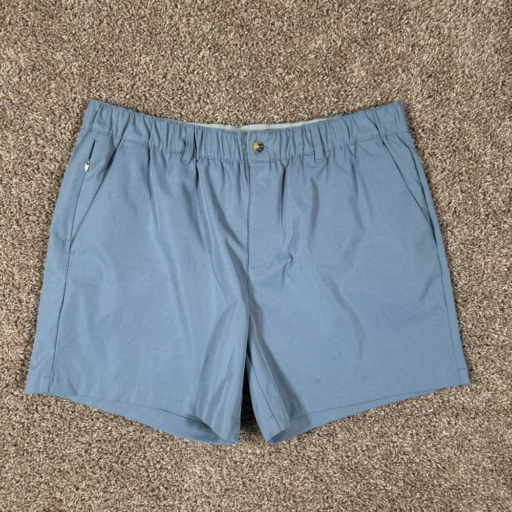 Wowie Daily Shorts Size XL Blue Elastic Chino Casual Stretch 5” Inseam